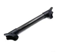 Caswynlife Soporte de manillar de fibra de carbono, para Brompton, adaptador de montaje ligero para faros delanteros y teléfono, instalación sin herramientas, para ciclismo y viajes, negro