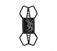 Caswynlife Soporte de teléfono de silicona para bicicleta, soporte de celda que absorbe los golpes para teléfonos inteligentes de 4.7 a 7.2 pulgadas, abrazadera de manillar sin herramientas con