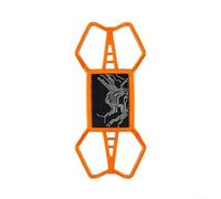 Caswynlife Soporte de teléfono de silicona para bicicleta, soporte de celda que absorbe los golpes para teléfonos inteligentes de 4.7 a 7.2 pulgadas, abrazadera de manillar sin herramientas con