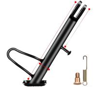 Caswynlife Soporte lateral de acero grueso para motocicleta, para bicicletas eléctricas, scooters, dos ruedas, antideslizante, resistente al óxido, 14 mm a 24 mm (F)