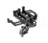 Caswynlife Soporte para teléfono de bicicleta de aleación de aluminio con bloqueo antivibración de 7 garras, soporte sin herramientas para bicicletas de montaña y carretera, soporte de navegación