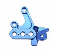Caswynlife Soportes de montaje de estribera para Surron Light-Bee X/S/X160/X260, kit de soporte de pedal de aleación de aluminio 7075, accesorios duraderos para motocicleta todoterreno (azul izquierda