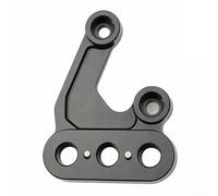 Caswynlife Soportes de montaje de estribera para Surron Light-Bee X/S/X160/X260, kit de soporte de pedal de aleación de aluminio 7075, accesorios duraderos para motocicleta todoterreno (negro-derecho)