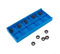 Caswynlife SRDPN1616H08 Soporte de herramientas de torno 16Mm Shank 100Mm Longitud con 10 RPMT08T2M0E-JS Alto Corte En Ambientes