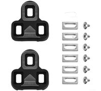 Caswynlife Tacos de nailon flotantes de 6 grados para bicicleta, compatibles con el sistema SPD, placas de bloqueo antideslizantes resistentes al desgaste, ligeros, tacos de zapatos de ciclismo de
