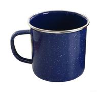 Caswynlife Taza de café del hierro de la taza 330ml que acampa del esmalte, con H, ≤For que camina el excursionismo al aire libre