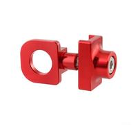 Caswynlife Tensor de cadena de bicicleta para conversión de una sola velocidad, guía de cadena de bicicleta de aleación de aluminio con agujero de eje de 10 mm, accesorios de montaje de marco de larga