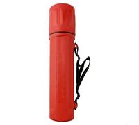 Caswynlife Tubo de almacenamiento para varillas de soldadura, capacidad de 4,5 kg, soporte de electrodo de plástico para varillas MMA de hasta 350 mm con protección contra la humedad, diseño rojo
