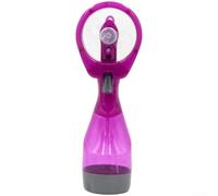 Caswynlife Ventilador de niebla portátil de mano con spray de agua fino, enfriador de funcionamiento silencioso para playa, camping, senderismo, viajes, soplador de niebla personal ligero (morado)