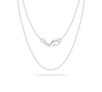 Casxyue Cadena de plata 925 para mujeres y niñas, 16, 18, 20, 22, 24, 26, 28, 30 pulgadas, cadena de bordes, serpiente, cruz, caja, cuentas, 20inch, Plata, No es una piedra preciosa