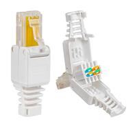 Cat.5E Tool-Less Conector RJ45 con protección contra torceduras