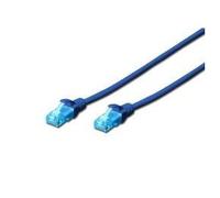 CAT 5e U-UTP patch cable, PVC AWG 26/7, length 20 m, color blue