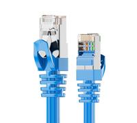 Cat 6 Patch Cable 10ft Shielded Ethernet Cord, Heavy Duty 10Gbps LAN Network Cable for High-Speed Internet, Compatible with Routers Modems Printers Laptops Computers and Office Wired Connections