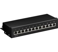 CAT 6 Patchpanel mini/escritorio, versión 12 puertos 69307