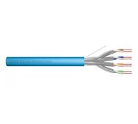 CAT 6A U-FTP installation cable, 500 MHz Dca (LSZH-1), AWG 23/1, 100 m drum, sx, blue