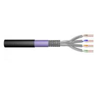 CAT 7 S-FTP outdoor installation cable, 1200 MHz PE, inner Eca (LSZH), AWG 23/1, 1000 m, sx, black