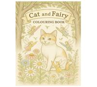 Cat and Fairy Colouring Book: A Whimsical Garden Adventure