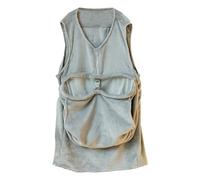 Cat Apron Pouch | Soft and Breathable Velvet Double Layer Front Pocket Carrier | Adjustable Pet Sling for Small to Medium Sized Animals