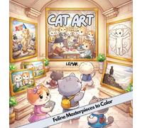 Cat Art: Feline Masterpieces to Color