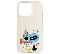 Cat Astronaut Space Retro Atomic Age Mid-Century Modern Carcasa para iPhone 15 Pro MAX