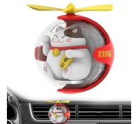 Cat Auto Air Freshener Clip | Car Fragrance Vent Clip with Novel Propeller Design | Decorative Air Freshener for SUV, Sedan, RV, Small Car, and Truck Interior