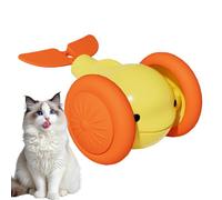 Cat Automatic Moving Ball - Gato Rolling Ball Toy | Pequeño juguete interactivo de gato de bola de forma de | Busque el juego para mascotas con iluminación para juegos en la habitación, el yo