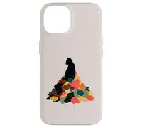 Cat Autumn Leaves Fall Cozy Aesthetic Feline Owners Carcasa para iPhone 14