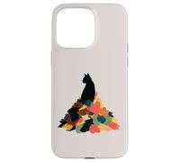 Cat Autumn Leaves Fall Cozy Aesthetic Feline Owners Carcasa para iPhone 15 Pro MAX