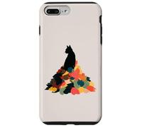 Cat Autumn Leaves Fall Cozy Aesthetic Feline Owners Carcasa para iPhone 7 Plus/8 Plus