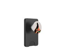 Cat Autumn Leaves Fall Cozy Aesthetic Feline Owners PopSockets PopWallet para MagSafe
