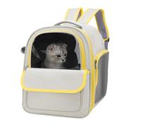 Cat Backpack, Bubble Pet Carrier, Travel Bag, Ergonomic Design with Transparent Window, Ideal for Outdoor, and Vet Visits for Cats, Small Dogs, and Puppies, 12.99x9.84x15.75 in