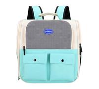 Cat Backpack | Large Breathable Pet Backpack | Foldable Cat Carrier Bag, Pet Travel Backpack, Mesh Cat Carrier Backpack, Padded Shoulder Straps Pet Bag, Animal Backpack for Cats