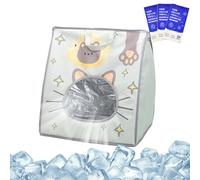 Cat Bag Carrier - Cat Carrying Case Built-in Ice Pack | Ventilated Foldable Case Insulation Cooling Portable Holder For Indoor Bike Car Camping Airline Outdoor Travel
