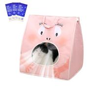 Cat Bag Carrier, Pet Travel Case, 15.16x11.81in Ice Pack Cooling System, Ventilated Insulated Design, Portable Comfort Holder for Indoor, Car, Bike, Camping, Airline, Travel