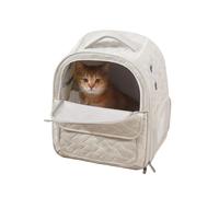 Cat Bag Carrier - Portable Foldable Pet Backpack Tote Pouch, Breathable Dog and Cat Travel Carrier for Camping Hiking Motorcycle Outdoor Trips Car Indoor Use