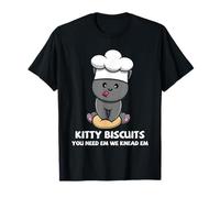 Cat Baker Kitty Galletas amasar Em Cute Baking Pet Pun Art Camiseta