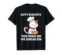 Cat Baker Kitty Galletas amasar Em Cute Baking Pet Pun Art Camiseta
