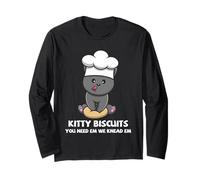 Cat Baker Kitty Galletas amasar Em Cute Baking Pet Pun Art Manga Larga