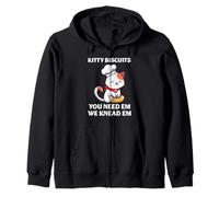 Cat Baker Kitty Galletas amasar Em Cute Baking Pet Pun Art Sudadera con Capucha