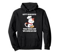 Cat Baker Kitty Galletas amasar Em Cute Baking Pet Pun Art Sudadera con Capucha