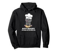 Cat Baker Kitty Galletas amasar Em Cute Baking Pet Pun Art Sudadera con Capucha