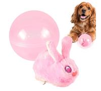 Cat Ball Toy - Moving Pet Ejercise Toy for Indoor Hunting Games | ABS Material with Self Moving Function, Automatic Rolling Interactive, Activity Companion for Cats Puppies Stimulation, 11 x 4,5 x 6