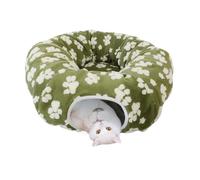 Cat Bed - 85x85x26cm (1300g) Velvet | Donut Pet Tunnel Play