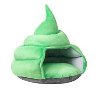 Cat Bed Cave, Cat Bed, Comfortable Cat Hut, Cat Tent Hideaway, Comfortable Pet Bed Hideaway Cozy Poop-Shaped Cat Bed Cave with Soft Plush Material and PP Cotton Filling for Cats and Small Dogs