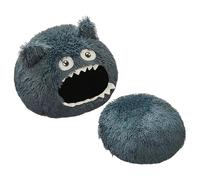 Cat Bed Cave - Enclosed Warm Sleeping House for Indoor Pets | Flannel Material with Removable Cushion, Comfortable Hideaway Nest, Perfect for Kittens Small Animals or Cats During Cold Seasons at Home