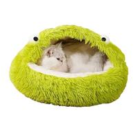 Cat Bed Cave - Kitten Bed Unique House | Soft Kitten Bed House, Warm Cat Bed for Winter, Plush Small Dog Cave House, Self-Warming Cat Bed, Cat Hideaway Bed for Indoor Cats, Small Dogs