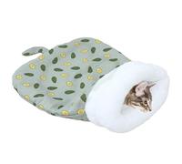 Cat Bed Cave, Kitten Sleeping Bag, Soft Cat Sack, Plush Pet Cushion, Puppy Cave Cushion, Cat Warming Pad, Pet Sleeping Bag, Plush Cat Cave Bag, 35x50 cm, Cave Cushion for Cats, Dogs, Puppy, Pets