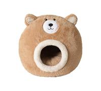 Cat Bed Cave - Plush, 15.75x15.75x13.39in Pet Tienda Soft Shelter | Diseño lavable Espacio interior de resto, casa para mascotas pequeñas, mascotas medianas, habitaciones de invierno, patios al aire