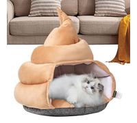 Cat Bed Cave, Poop Shape Cat House, Comfortable Pet Bed, Soft Cat Hut, Comfortable Cat Tent with Poop Shape Design, Perfect for Small Dogs and Cats to Relax and Sleep
