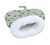 Cat Bed Cave Sleeping Bag, Kitten Warming Pad Sack, Plush Enclosed Pet